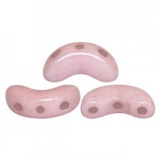 Les perles par Puca® Arcos beads Opaque light rose ceramic look 03000/14494